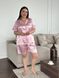 Жіноча піжама PLUS SIZE рожева DO3612 4222332 фото 12