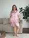 Жіноча піжама PLUS SIZE рожева DO3612 4222332 фото 1