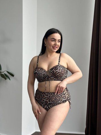 Купальник PLUS SIZE SW3620 леопардовий 4223718s2 фото