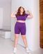 Жіночий спортивний костюм plus size FS1657 Фіолетовий 259513 фото 3