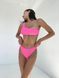 Купальник SW1410/2 (Жатка одне плече рожевий) 513224 фото 1