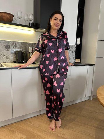 Піжама PLUS SIZE DO3634 4235557 фото