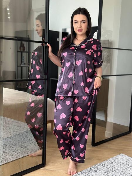 Піжама PLUS SIZE DO3634 4235557 фото