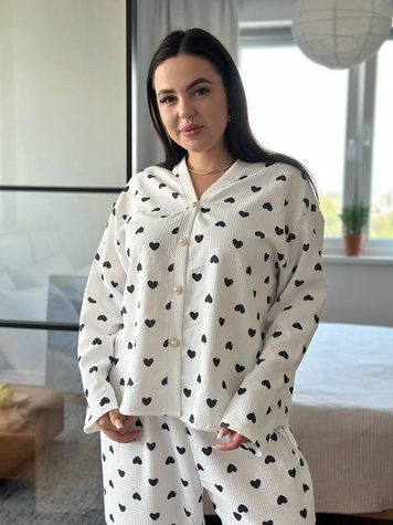 Піжама PLUS SIZE сердечко 4234620 фото