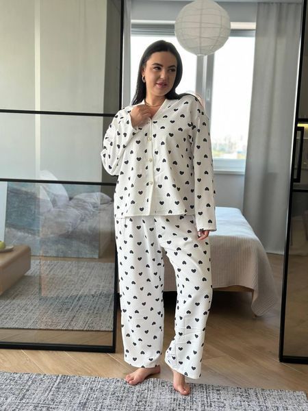 Піжама PLUS SIZE сердечко 4234620 фото