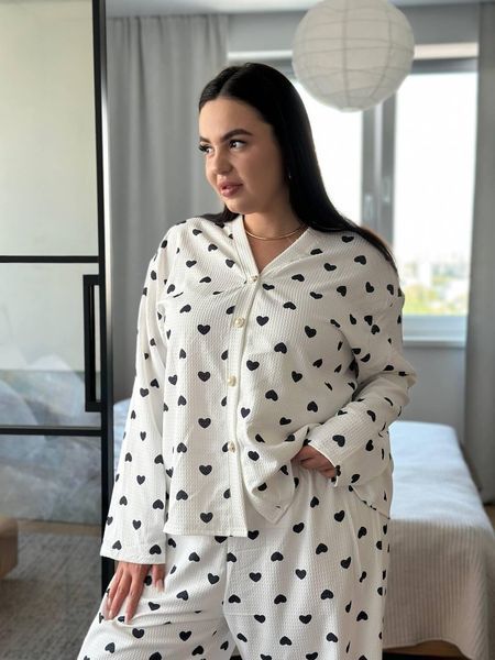 Піжама PLUS SIZE сердечко 4234620 фото