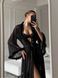 Халат DO3372 чорний 4037102 фото 3