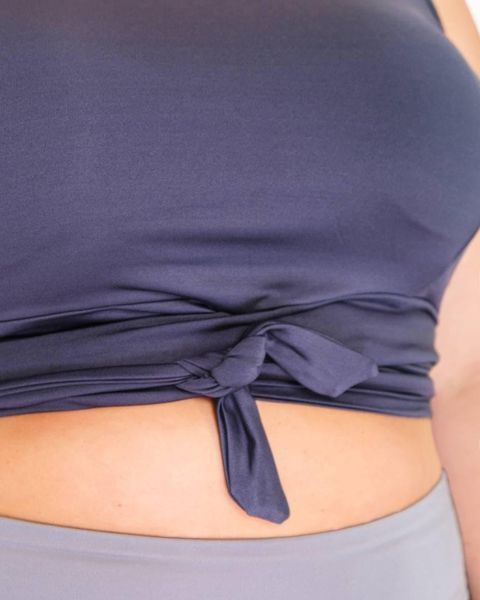 Спортивний топ plus size FS1662 Чорний 259528 фото