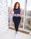 Спортивний топ plus size FS1662 Чорний 259528 фото 1