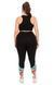 Фітнес костюм plus size з яскравим принтом FS1664 Чорний 266601 фото 6