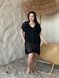 Жіноча чорна пляжна туніка PLUS SIZE 5226513 фото 9