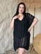 Жіноча чорна пляжна туніка PLUS SIZE 5226513 фото 1