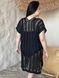 Жіноча чорна пляжна туніка PLUS SIZE 5226513 фото 2